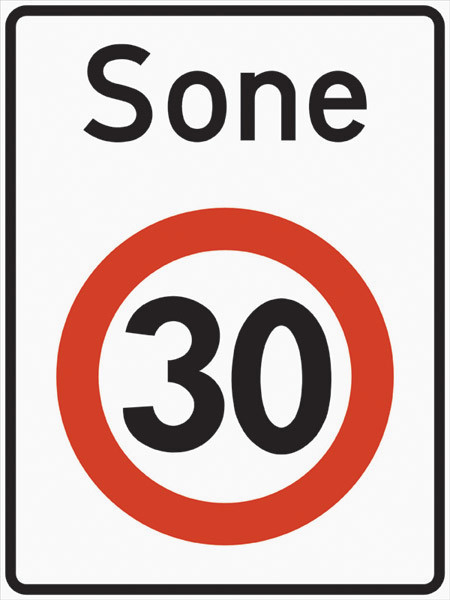 Veiskilt i Papirvegen 